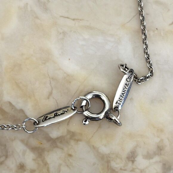 Tiffany & Co. Elsa Peretti Starfish Diamond Sterling Silver Necklace - Picture 10 of 15